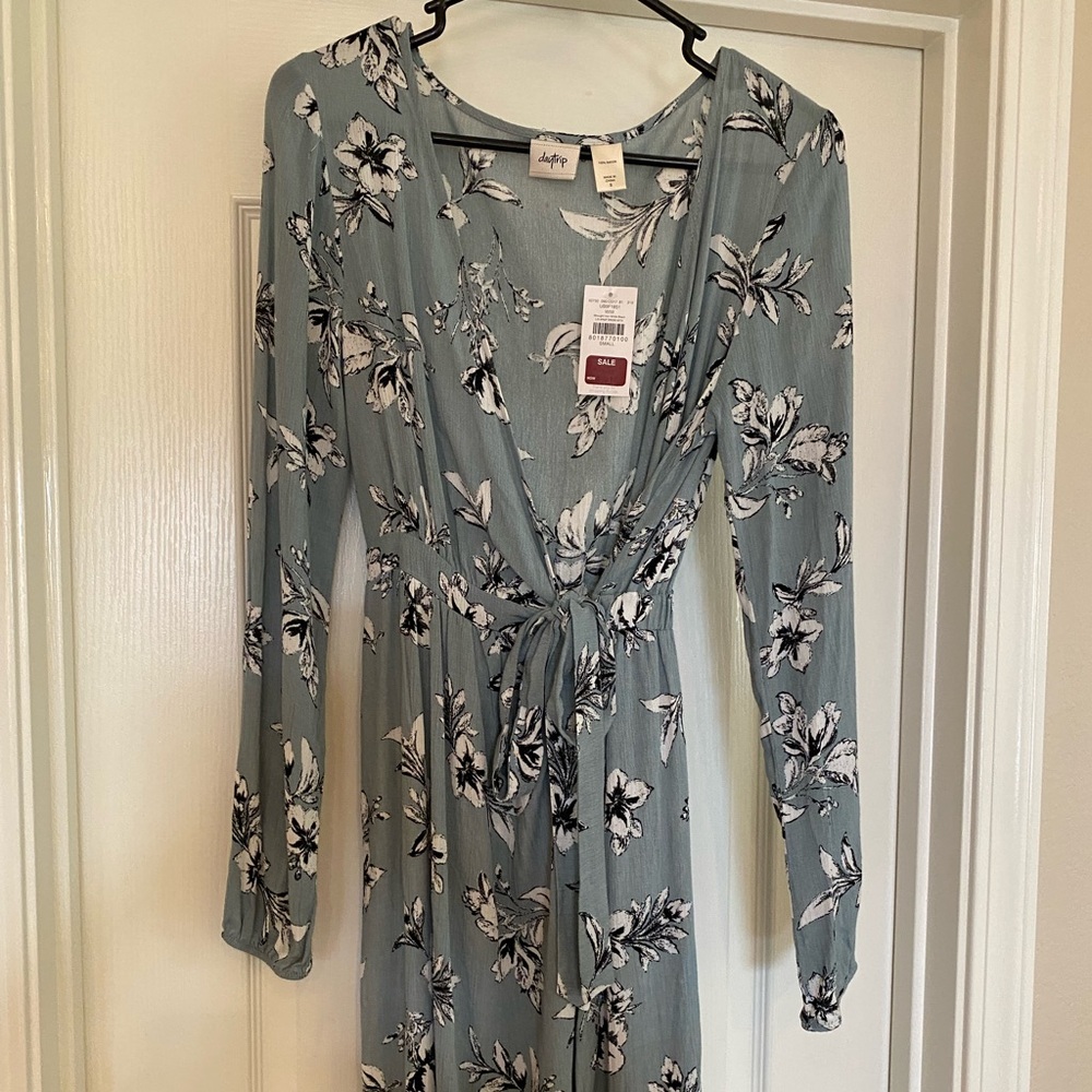 Size S: Buckle Wrap Dress BRAND NEW
